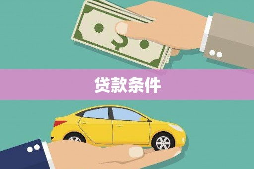 洋县贷款条件