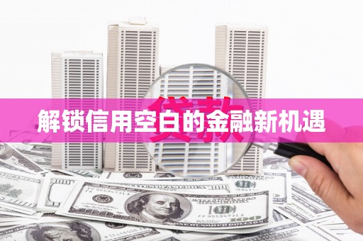 洋县解锁信用空白的金融新机遇