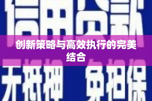 洋县创新策略与高效执行的完美结合