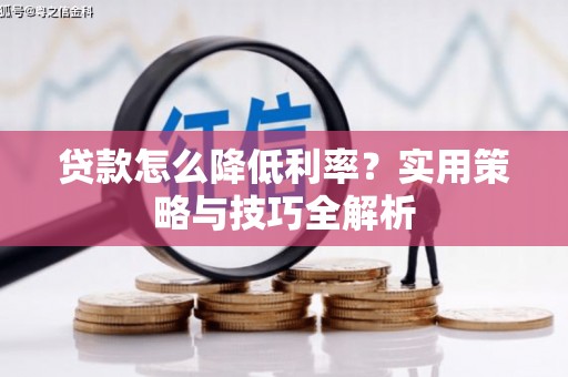 洋县贷款怎么降低利率？实用策略与技巧全解析